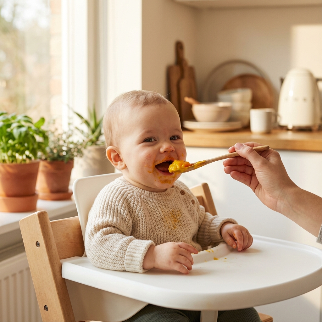 Kind beim gesunden Essen